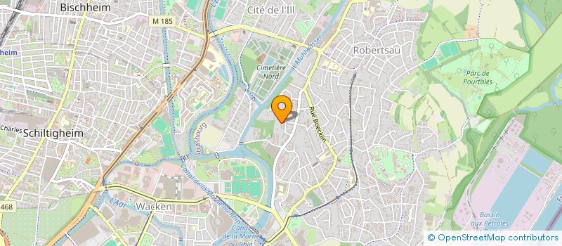 localisation de l'entreprise SCI MULISE  STRASBOURG