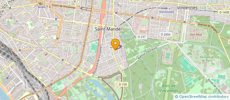 localisation de l'entreprise SCI MULLER à SAINT-MANDE