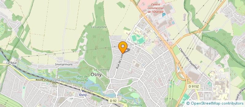 localisation de l'entreprise SCI MULLER ELIAS  OSNY