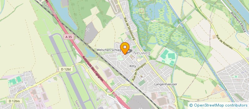 localisation de l'entreprise SCI MULLER QUINOL  SAINT-LOUIS