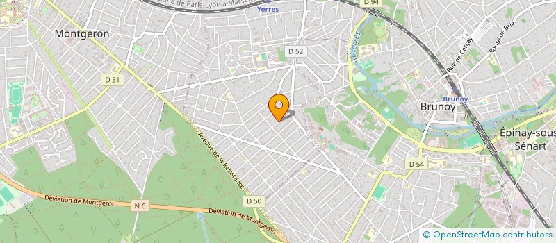 localisation de l'entreprise SCI MULLER & VERDURMEN  YERRES