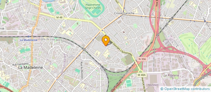 localisation de l'entreprise SCI MULLIER ODOUX à MARCQ-EN-BARŒUL