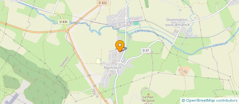 localisation de l'entreprise SCI MULLO  AGINCOURT