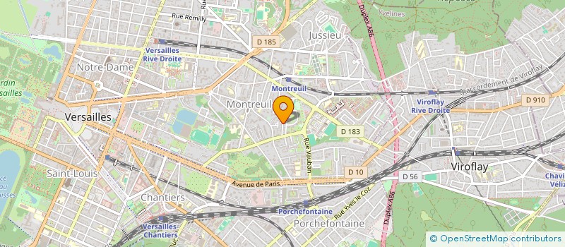 localisation de l'entreprise SCI MULOT'S ELEVEN à VERSAILLES