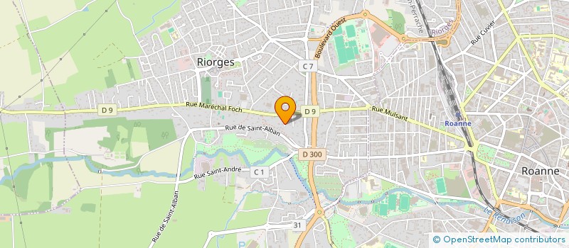 localisation de l'entreprise SCI MULSANT à RIORGES