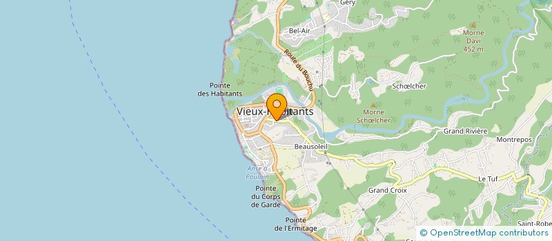 localisation de l'entreprise SCI MULT' IMO  VIEUX-HABITANTS