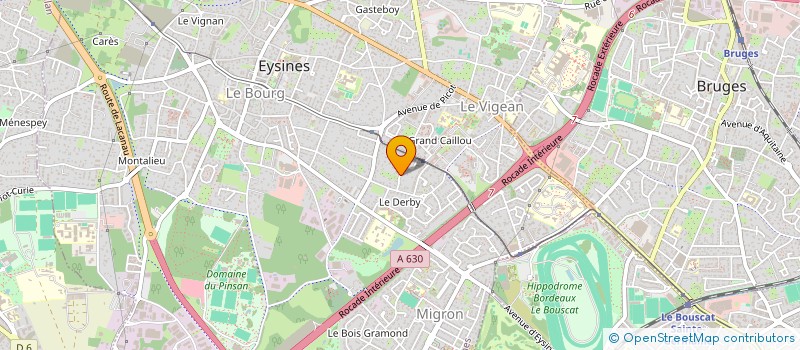 localisation de l'entreprise SCI MULTI LOGIS  EYSINES