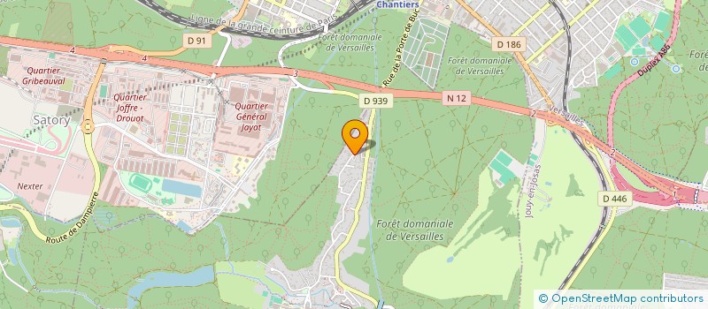 localisation de l'entreprise SCI MULTICOLORE  BUC