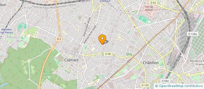 localisation de l'entreprise SCI MULTIPIERRES TOURANGELLES  CLAMART