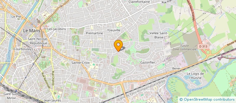 localisation de l'entreprise SCI MULTIPRO à LE MANS