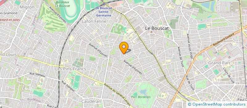 localisation de l'entreprise SCI MULTISTORE  LE BOUSCAT