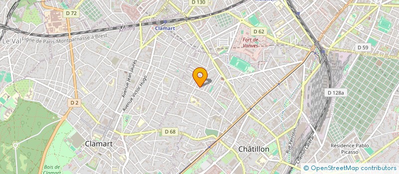 localisation de l'entreprise SCI MUNDELE  CHATILLON