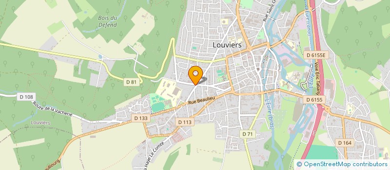 localisation de l'entreprise SCI MUNDY à LOUVIERS