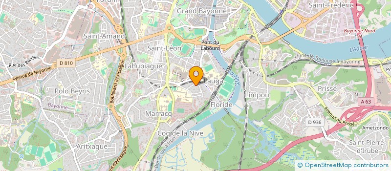 localisation de l'entreprise SCI MUNHISTA à BAYONNE