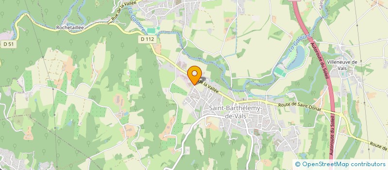 localisation de l'entreprise SCI MUNIER ET FILS  SAINT-BARTHELEMY-DE-VALS