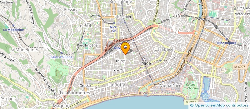 localisation de l'entreprise SCI MUNITORIUM à NICE