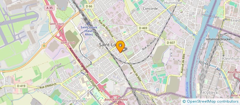 localisation de l'entreprise SCI MUNZOUR  SAINT-LOUIS