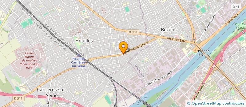 localisation de l'entreprise SCI MUONGKHOT  HOUILLES