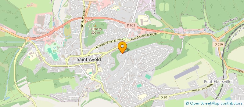 localisation de l'entreprise SCI MUOZ  SAINT-AVOLD