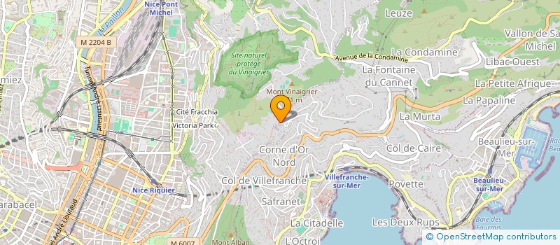 localisation de l'entreprise SCI MUP à NICE