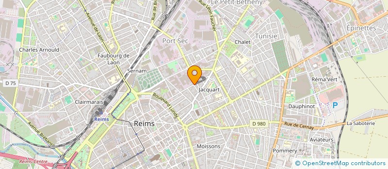 localisation de l'entreprise SCI MUPA  REIMS