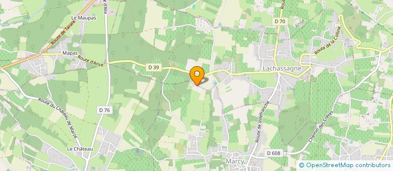 localisation de l'entreprise SCI MUPAC  MARCY