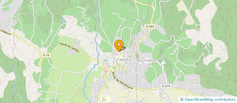 localisation de l'entreprise SCI MUPASTE  FAYENCE