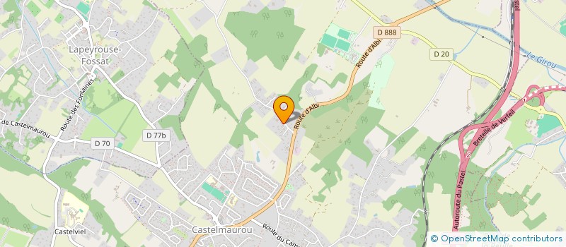 localisation de l'entreprise SCI MUR'MURS  CASTELMAUROU