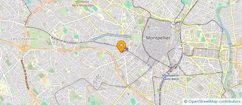 localisation de l'entreprise SCI MUR PHY à MONTPELLIER