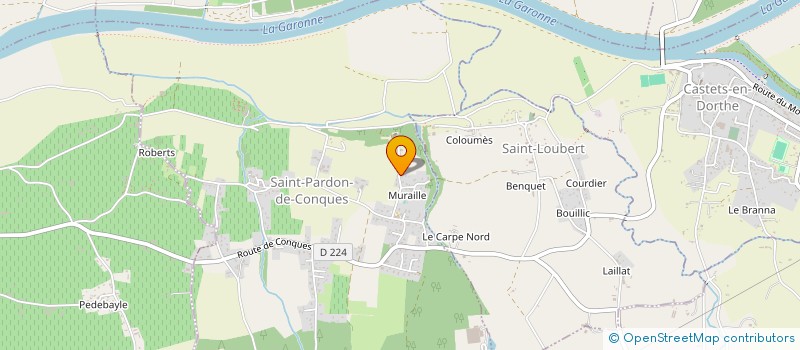 localisation de l'entreprise SCI MURAILLE  SAINT-PARDON-DE-CONQUES