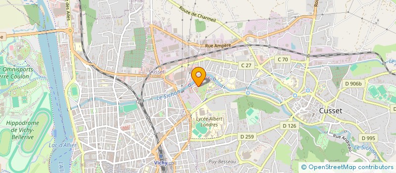 localisation de l'entreprise SCI MURAT 15300 à CUSSET
