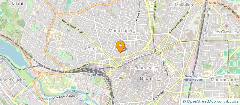 localisation de l'entreprise SCI MURAT  DIJON