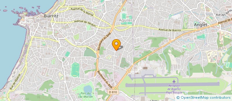 localisation de l'entreprise SCI MURAT à BIARRITZ