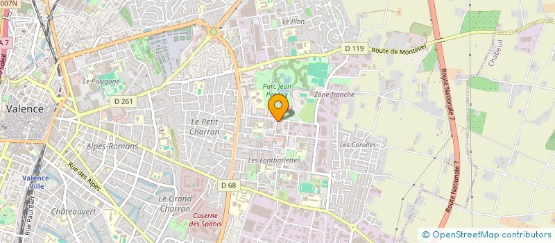 localisation de l'entreprise SCI MURAT à VALENCE