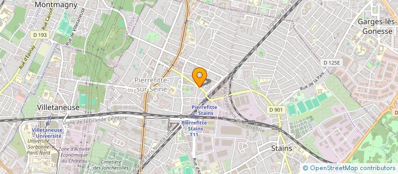 localisation de l'entreprise SCI MURAT à PIERREFITTE-SUR-SEINE