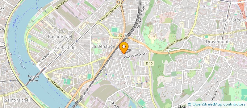 localisation de l'entreprise SCI MURAT  CENON