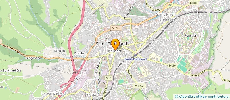 localisation de l'entreprise SCI MURAT  SAINT-CHAMOND