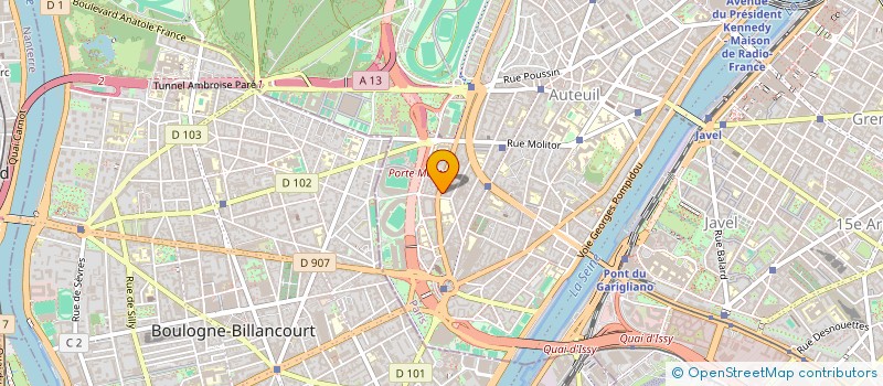 localisation de l'entreprise SCI MURAT DE VARIZE  PARIS