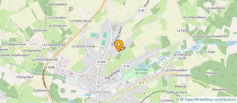 localisation de l'entreprise SCI MURE MOREAU  BONNETABLE