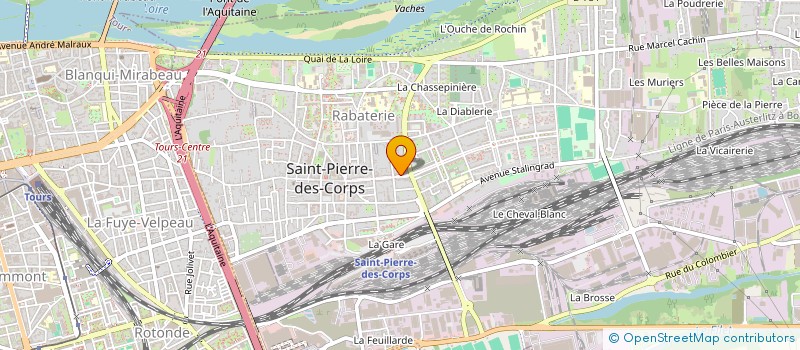 localisation de l'entreprise SCI MUREL  SAINT-PIERRE-DES-CORPS