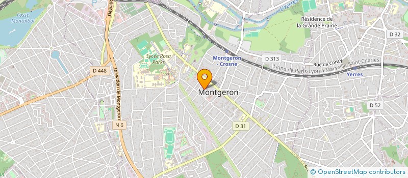 localisation de l'entreprise SCI MUREVA  MONTGERON