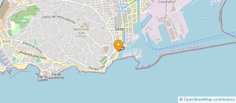 localisation de l'entreprise SCI MUREX  SETE