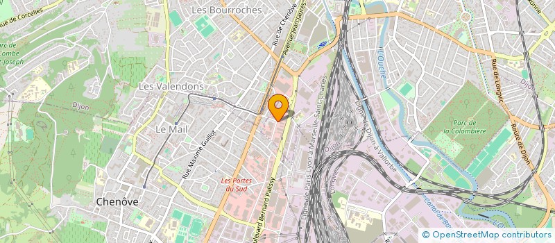 localisation de l'entreprise SCI MURGELOT à DIJON