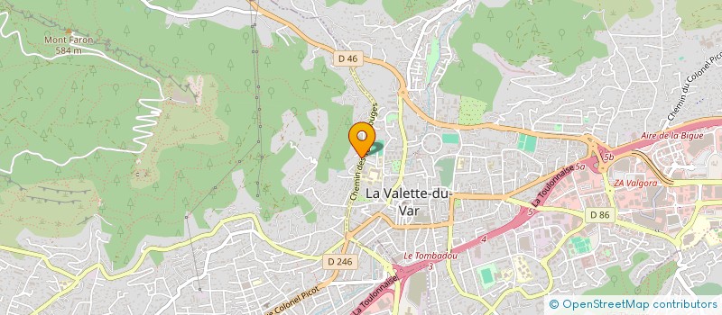 localisation de l'entreprise SCI MURIEL  LA VALETTE-DU-VAR
