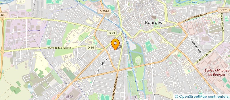 localisation de l'entreprise SCI MURINVEST ST OUTRILLE  BOURGES