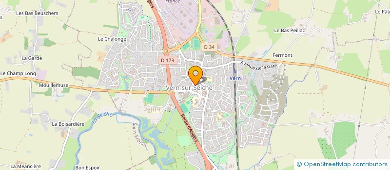 localisation de l'entreprise SCI MURLUNAT  VERN-SUR-SEICHE