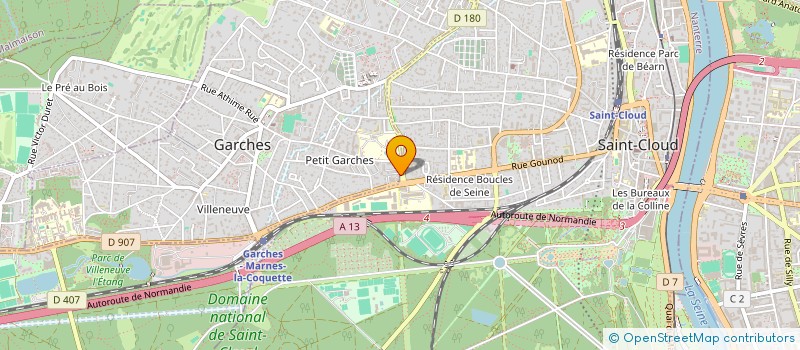 localisation de l'entreprise SCI MURMAT à GARCHES