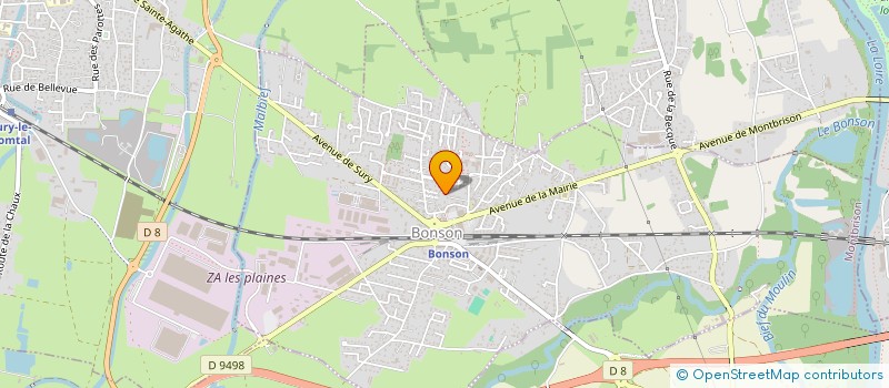 localisation de l'entreprise SCI MURO  BONSON