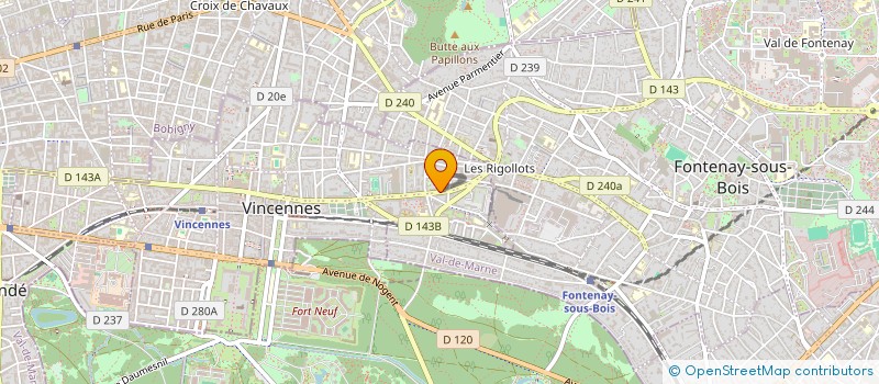 localisation de l'entreprise SCI MUROCLO à VINCENNES