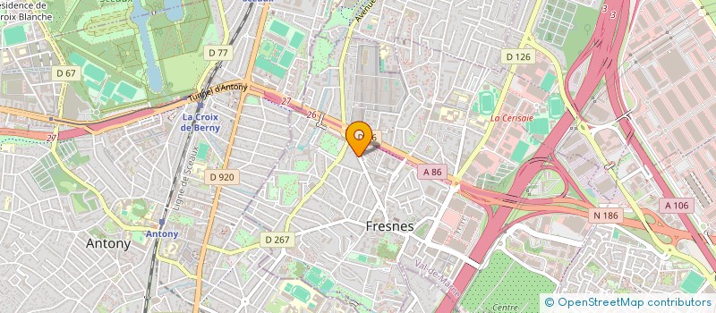 localisation de l'entreprise SCI MURPHI  FRESNES